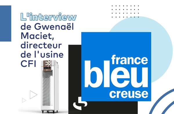 France Bleu Creuse entrevista al Director de la fábrica CFI