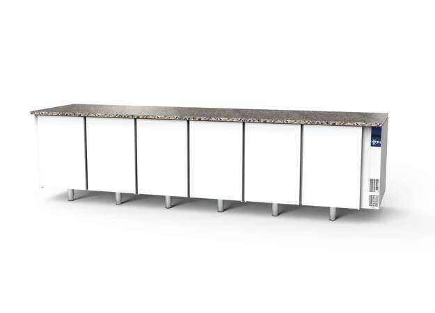 Positive conservation Refrigerated worktables - Blue Rock