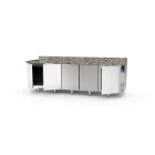 BLUE ROCK GD 5P alzatina porte aperte Inox granito.1