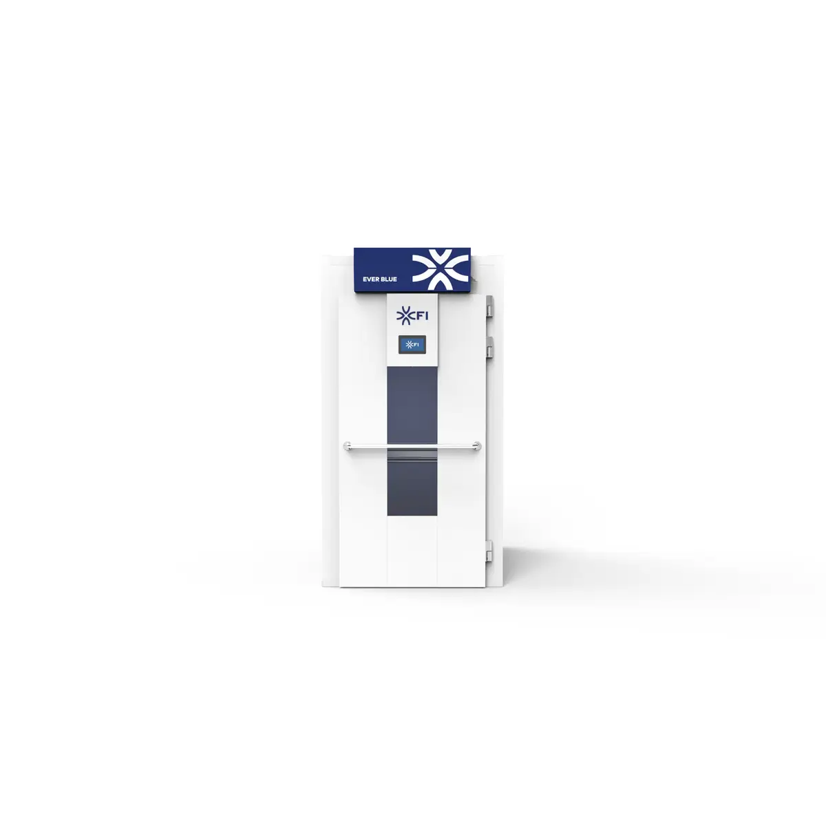 Ever Blue plastron blanc face